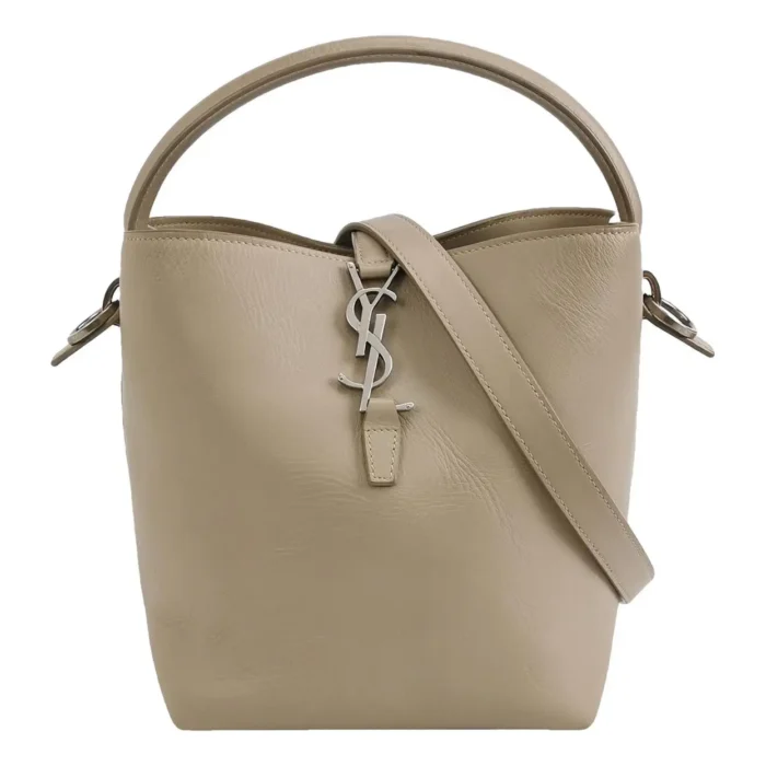 Le 37 leather crossbody bag Beige Leather - Image 1