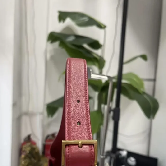 Le 37 leather handbag Red - Image 6
