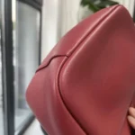 Le 37 leather handbag Red - Image 5