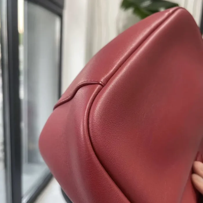 Le 37 leather handbag Red - Image 5
