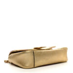 Metallic Calfskin Matelasse Mini GG Marmont Shoulder Bag Gold Pink - Image 4