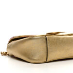Metallic Calfskin Matelasse Mini GG Marmont Shoulder Bag Gold Pink - Image 9