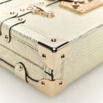 Metallic Lizard Petite Malle Silver - Image 8