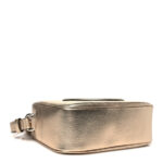 Metallic Sakai Be Green Calfskin Diagonal Stitched Small Blondie Shoulder Bag Golden Beige - Image 4