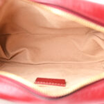 Monogram Azalea Calfskin Matelasse Diagonal Small GG Marmont Chain Shoulder Bag Beige Ebony New Cherry Red - Image 7