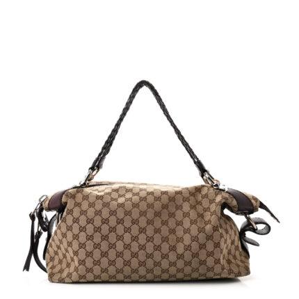 Monogram Bamboo Bar Medium Tote Bordeaux