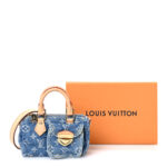 Monogram Denim Nano Speedy Blue - Image 3