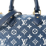 Monogram Jacquard Denim Speedy Bandouliere 25 Bleu - Image 7
