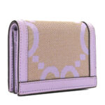Monogram Jumbo GG Textured Dollar Calfskin Ophidia Card Case Beige Lapis - Image 2
