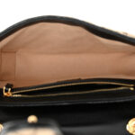 Monogram Matelasse Diagonal Small GG Marmont Shoulder Bag Beige Black - Image 5