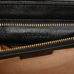 Monogram Matelasse Diagonal Small GG Marmont Shoulder Bag Beige Black - Image 6