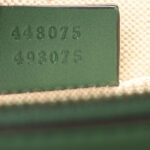 Moon Calfskin Web Medium Dionysus Bamboo Top Handle Bag Emerald Blue Hibiscus Red - Image 7