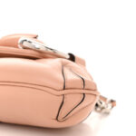 Nappa Vertical Matelasse Medium Maxi Horsebit Chain Shoulder Bag Rose Beige - Image 10