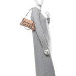 Nappa Vertical Matelasse Small Maxi Horsebit Chain Shoulder Bag Beige - Image 2