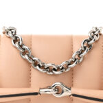 Nappa Vertical Matelasse Small Maxi Horsebit Chain Shoulder Bag Beige - Image 9
