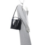 Patent Calfskin Le 37 Bucket Bag Black - Image 2