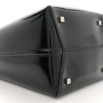 Patent Calfskin Le 37 Bucket Bag Black - Image 9