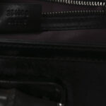 Pony Hair New Bamboo Medium Top Handle Bag Black - Image 7