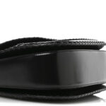 Pony Hair New Bamboo Medium Top Handle Bag Black - Image 9