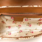 Raffia Elaphe Matelasse Small GG Marmont Shoulder Bag Natural Cream Brown - Image 5