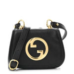 Roxy Calfskin Blondie Card Case Wallet with Strap Black - Image 5