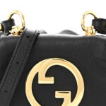 Roxy Calfskin Blondie Card Case Wallet with Strap Black - Image 9