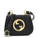 Roxy Calfskin Blondie Card Case Wallet with Strap Black