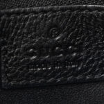 Roxy Calfskin Blondie Chain Shoulder Flap Bag Black - Image 7