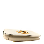 Roxy Calfskin Blondie Chain Shoulder Flap Bag Mystic White - Image 4