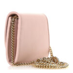 Roxy Calfskin Medium Blondie Chain Wallet Powder Pink - Image 4