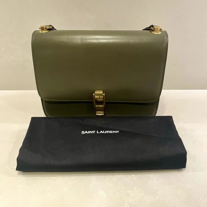 SAINT LAURENT Le Carré Bag in Olive Green - Image 1