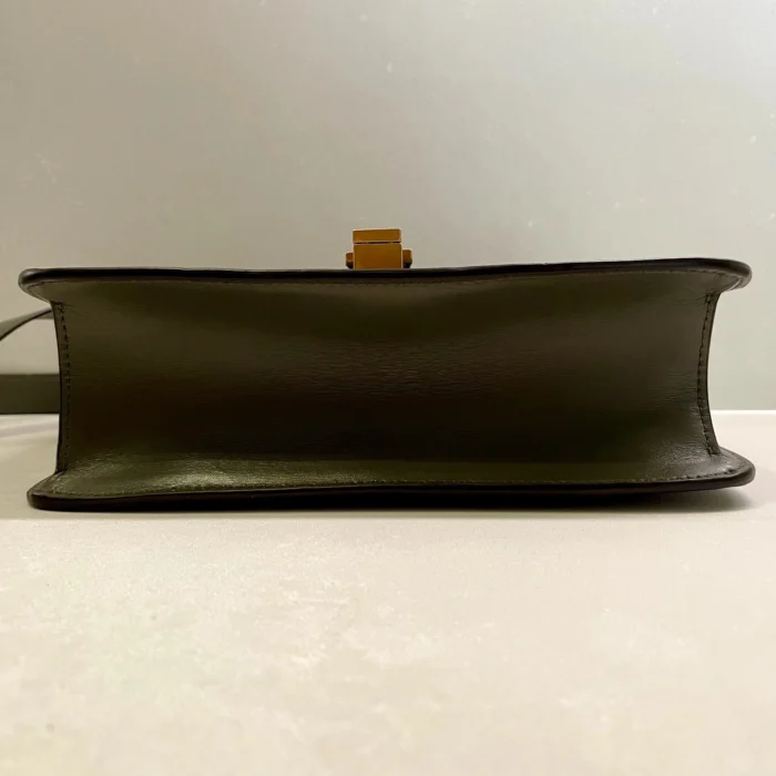 SAINT LAURENT Le Carré Bag in Olive Green - Image 5