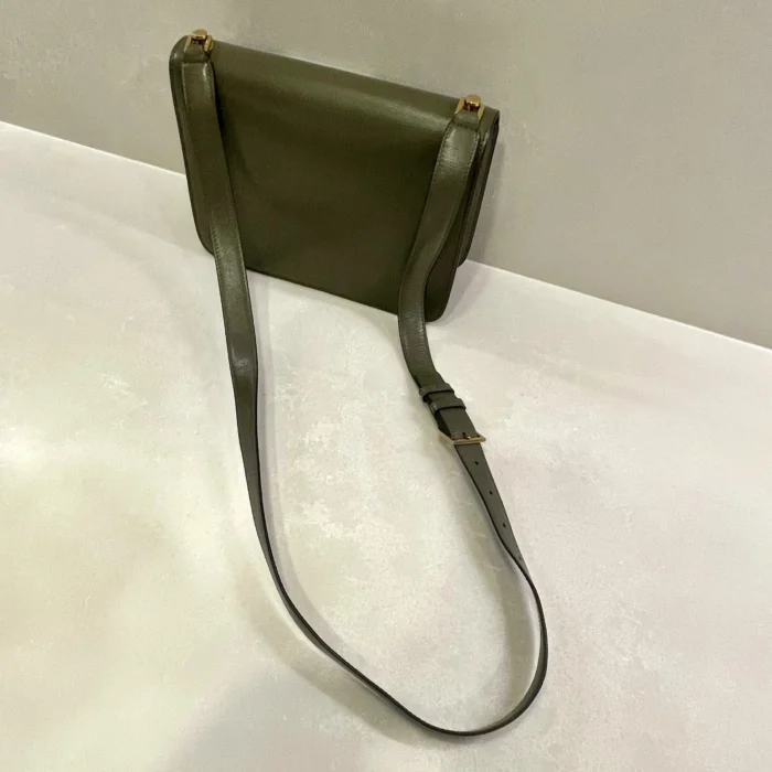 SAINT LAURENT Le Carré Bag in Olive Green - Image 6