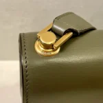 SAINT LAURENT Le Carré Bag in Olive Green - Image 8