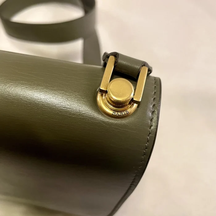 SAINT LAURENT Le Carré Bag in Olive Green - Image 9