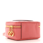 Sakai Be Green Calfskin Diagonal Stitched Blondie Top Handle Bag Pink - Image 4