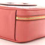 Sakai Be Green Calfskin Diagonal Stitched Blondie Top Handle Bag Pink - Image 10