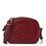 Sakai Be Green Calfskin Mini Blondie Shoulder Bag Rosso - Image 9