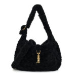 Shearling Small Jackie 1961 Shoulder Bag Black - Image 3