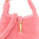 Shearling Small Jackie 1961 Shoulder Bag Lotus Pink - Image 8