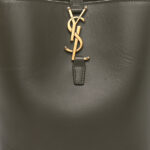 Shiny Calfskin Le 37 Bucket Bag Deep Musk - Image 6