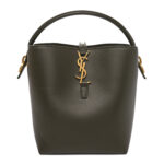 Shiny Calfskin Le 37 Bucket Bag Deep Musk - Image 9