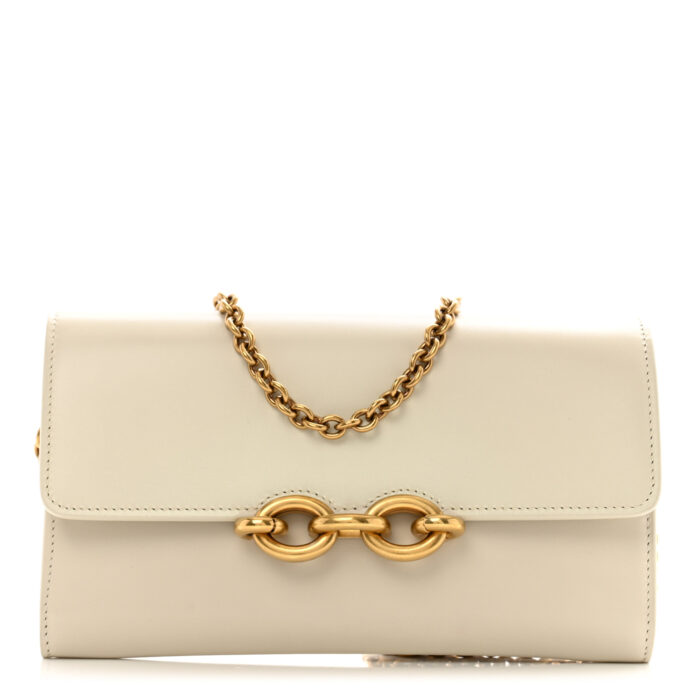 Smooth Calfskin Le Maillon Chain Wallet Crema Soft - Image 1