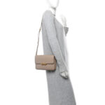 Smooth Calfskin Le Maillon Satchel Dark Beige - Image 2