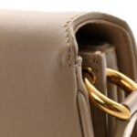 Smooth Calfskin Le Maillon Satchel Dark Beige - Image 12
