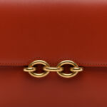 Smooth Calfskin Le Maillon Satchel Orange - Image 7