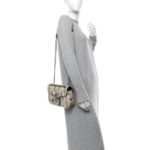 Snakeskin Matelasse Aria Small GG Marmont Shoulder Bag Roccia - Image 2