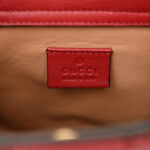 Snakeskin Mini Diana Tote Bag Red - Image 7