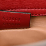 Snakeskin Mini Diana Tote Bag Red - Image 8