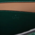 Snakeskin Small Diana Tote Bag Green - Image 5